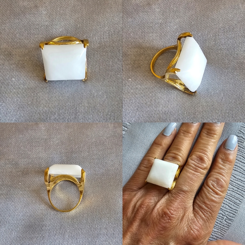 White Quartz Ring